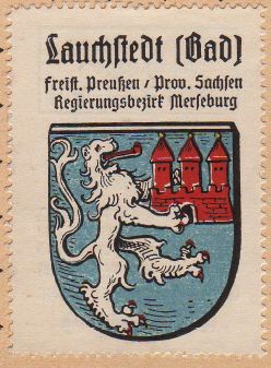 Wappen von Bad Lauchstädt/Coat of arms (crest) of Bad Lauchstädt