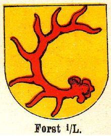 Wappen von Forst (Lausitz)/Coat of arms (crest) of Forst (Lausitz)