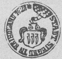 Siegel von Friedland (Niederlausitz)