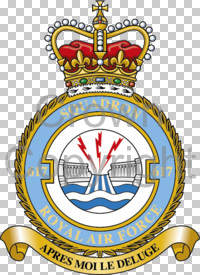 Coat of arms (crest) of No 617 Squadron, Royal Air Force