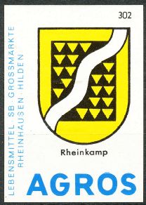 Wappen von Rheinkamp/Coat of arms (crest) of Rheinkamp