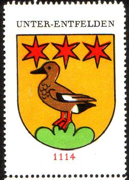 Wappen von/Blason de Unterentfelden