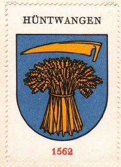 Wappen von/Blason de Hüntwangen