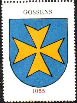 Wappen von/Blason de Gossens