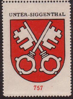Wappen von/Blason de Untersiggenthal
