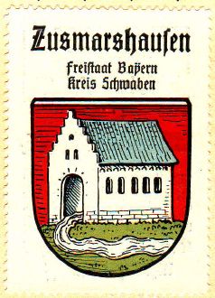 Wappen von Zusmarshausen/Coat of arms (crest) of Zusmarshausen