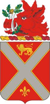 Coat of arms (crest) of 118th Field Artillery Regiment, Georgia Army National Guard