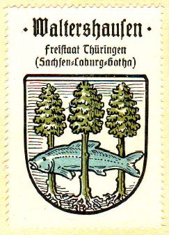 Wappen von Waltershausen/Coat of arms (crest) of Waltershausen