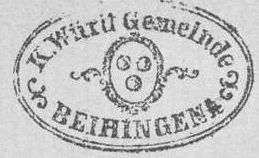 Siegel von Beihingen am Neckar