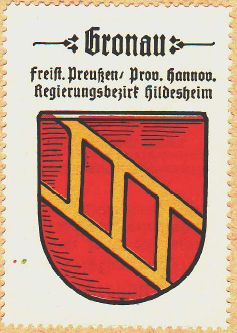 Wappen von Gronau (Leine)/Coat of arms (crest) of Gronau (Leine)