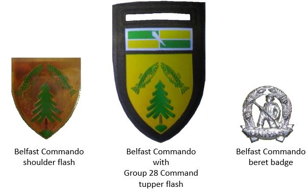 Coat of arms (crest) of the Belfast Commando, South African Army