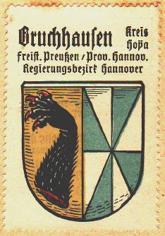Wappen von Bruchhausen (Bruchhausen-Vilsen)/Coat of arms (crest) of Bruchhausen (Bruchhausen-Vilsen)