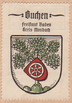 Wappen von Buchen (Odenwald)/Coat of arms (crest) of Buchen (Odenwald)