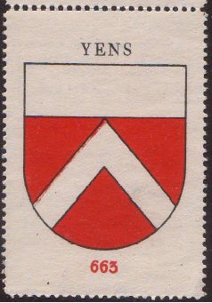 Wappen von/Blason de Yens
