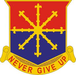Arms of 206th Field Artillery Regiment, Arkansas Army National Guard