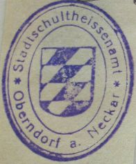 Siegel von Oberndorf am Neckar