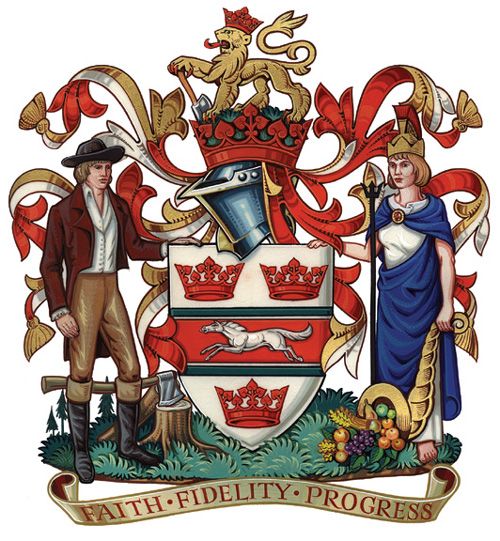 Arms (crest) of Guelph