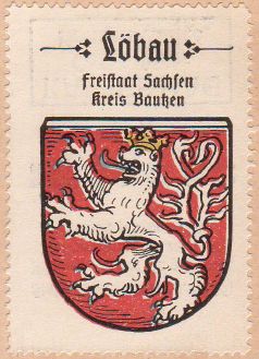 Wappen von Löbau/Coat of arms (crest) of Löbau