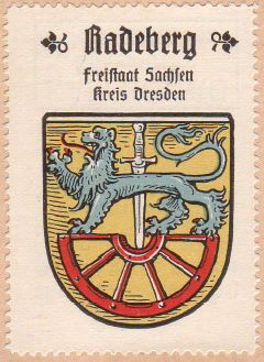 Wappen von Radeberg/Coat of arms (crest) of Radeberg