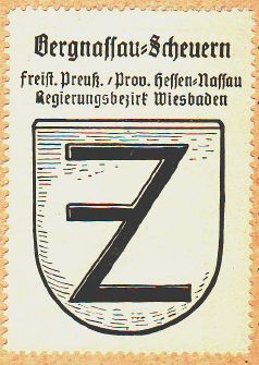 Wappen von Bergnassau-Scheuern/Coat of arms (crest) of Bergnassau-Scheuern