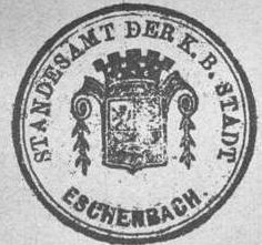 Siegel von Eschenbach in der Oberpfalz