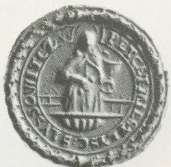 Seal (pečeť) of Slušovice