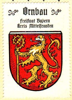 Wappen von Ornbau/Coat of arms (crest) of Ornbau