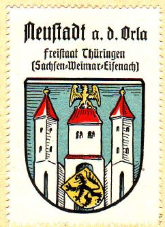 Wappen von Neustadt an der Orla