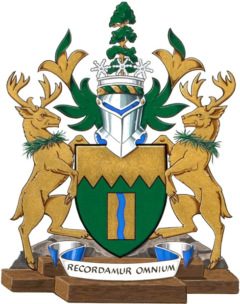 Arms (crest) of Kimberley (British Columbia)
