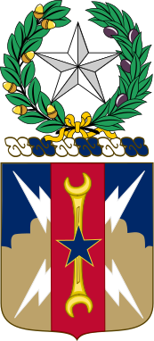 Coat of arms (crest) of the 449th Support Battalion, Texas Army National Guard