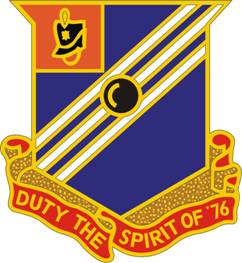 Arms of 76th Field Artillery Regiment, US Army