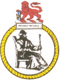 Coat of arms (crest) of the SAS President Pretorious, South African Navy