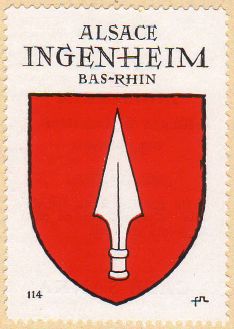 Blason de Ingenheim (Bas-Rhin)/Coat of arms (crest) of {{PAGENAME