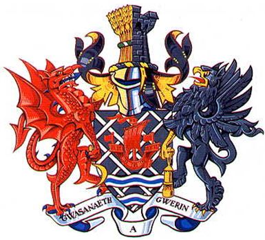 Arms (crest) of Alyn and Deeside