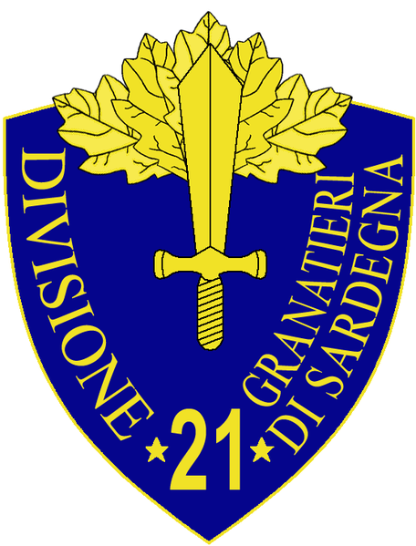 File:21st Infantry Division Granatieri di Sardegna, Italian Army.png