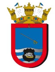 Coat of arms (crest) of the 1st Escort Squadron, Brazilian Navy