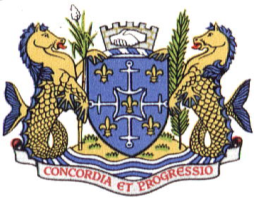 Coat of arms (crest) of Port Louis (Mauritius)