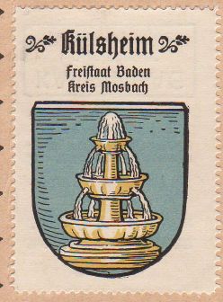 Wappen von Külsheim/Coat of arms (crest) of Külsheim
