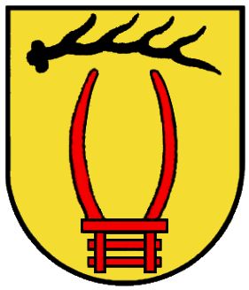 Wappen von Hirschlanden (Ditzingen)/Arms (crest) of Hirschlanden (Ditzingen)