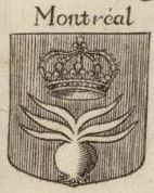 Coat of arms (crest) of Montréal (Aude)