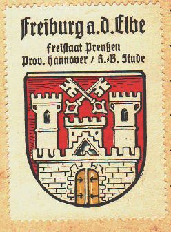 Wappen von Freiburg (Elbe)/Coat of arms (crest) of Freiburg (Elbe)