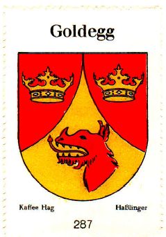 Wappen von Goldegg (Salzburg)/Coat of arms (crest) of Goldegg (Salzburg)