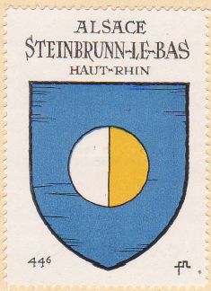 Blason de Steinbrunn-le-Bas