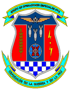 Coat of arms (crest) of the Special Operations Air Group No 15, Air Force of Venezuela