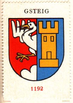 Wappen von/Blason de Gsteig bei Gstaad