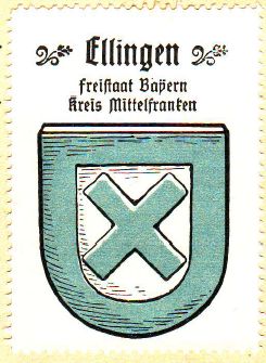 Wappen von Ellingen/Coat of arms (crest) of Ellingen