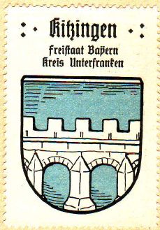 Wappen von Kitzingen/Coat of arms (crest) of Kitzingen