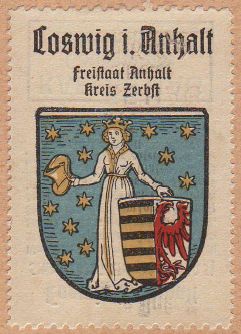 Wappen von Coswig (Anhalt)/Coat of arms (crest) of Coswig (Anhalt)