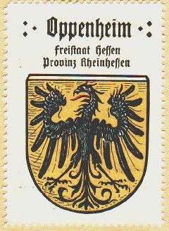 Wappen von Oppenheim/Coat of arms (crest) of Oppenheim