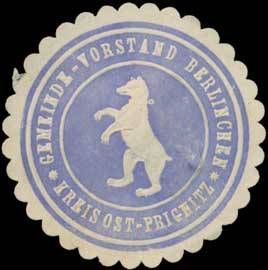 Wappen von Berlinchen/Arms (crest) of Berlinchen